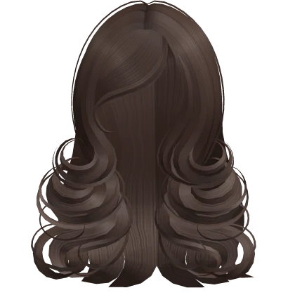 swirly y2k princess emo bangs hairstyle brown