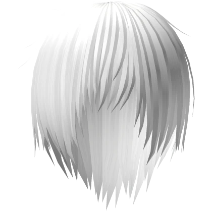 White Scene spiky teased messy emo vkei hair