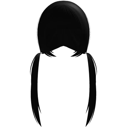 ^˵ ҂ ᆺ ᗜ˵^ low jirai 地雷系 twintails IN black