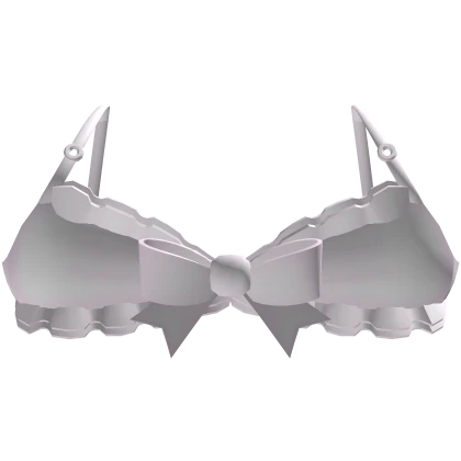 ♡ Cutesy Pink Ruffled Bow Top♡