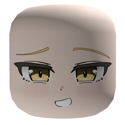 Yellow Eyes Smirk Face