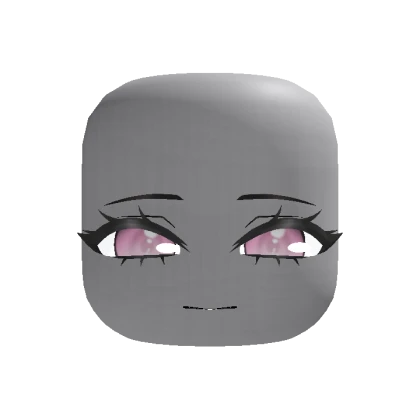 Cute Sleepy Chibi Face - Pink