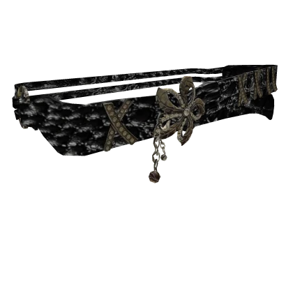 gyaruo gyaru belt w chain detail 1.0