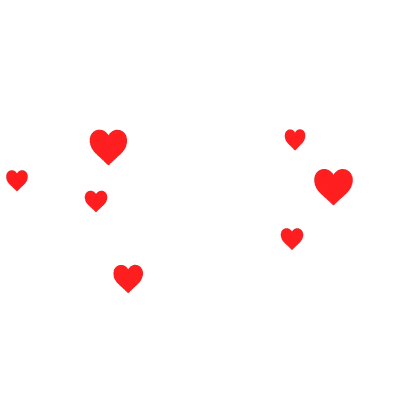 Red Animated Valentine's Day Hearts