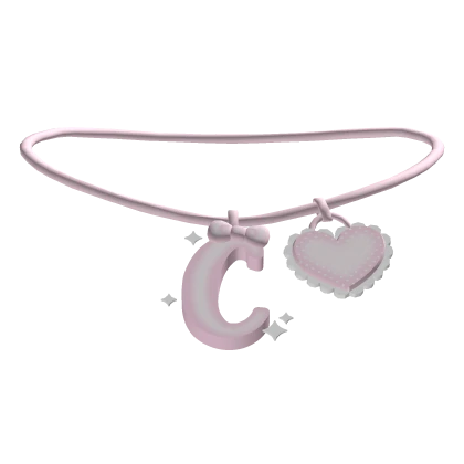 C Initial Necklace