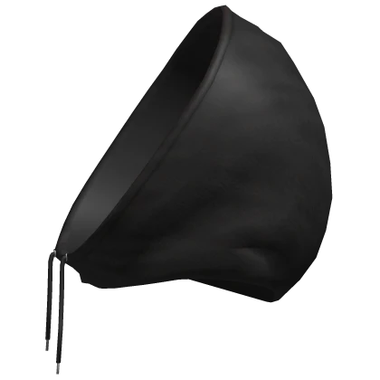 half hoodie black (for hat)