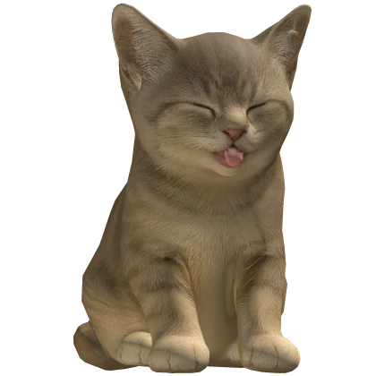 Realistic Silly Cat - Shoulder Pet