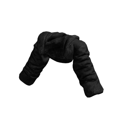 Cropped Black Fur Coat