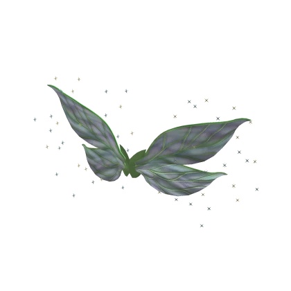 Green Cute Fairy Shimmer Wings