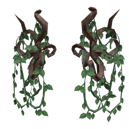 Green Vines Woodlands Horns Druid Accessory