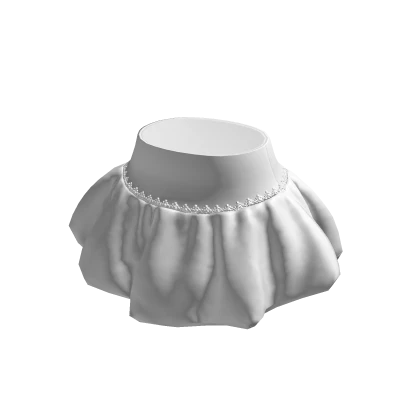 ✨ White Silk Balloon Skirt Y2K Festive