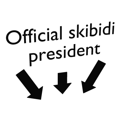 Biggest Skibidi President sign