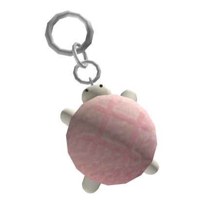 ♡ igari pink harajuku melon pan turtle keychain