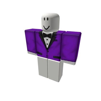 Bright Purple Tuxedo Shirt