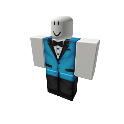 Ice Blue Tuxedo Pants