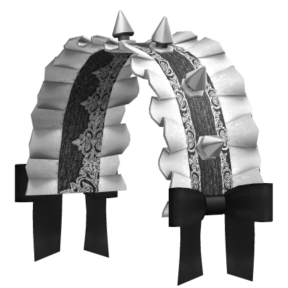 vkei visual kei emo spiked headdress black