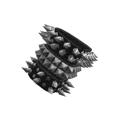 Punk Studded Silver Bracelets (Right) 3.0