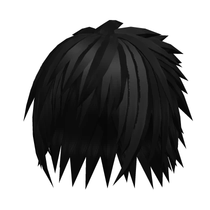 Black Anime Noctis Emo Scene Spiky Hair