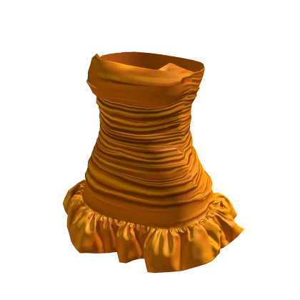  Orange Sweet Bloom Dress