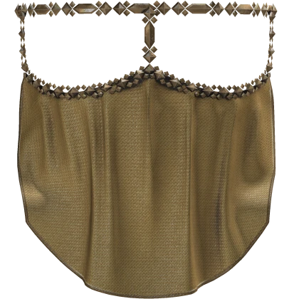 Cleopatra's High Handmaiden Gold Face Veil