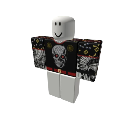 Fendi Skull Gucci Real Muscles Black Shirt LV VIP