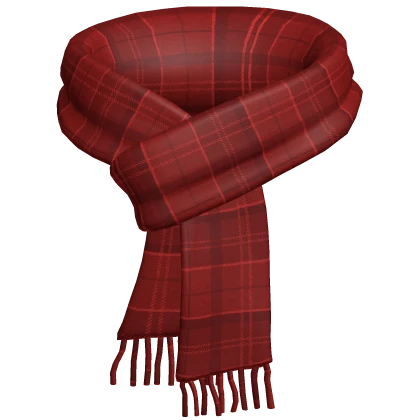 Plaid Scarf Christmas Red Cozy Striped Knit 3.0