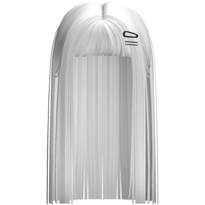 Emo Long Straight Hime Cut Hair