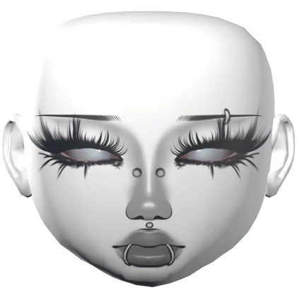 YABUJIN TERROR GOTIC DARKCORE MAKEUP EMO WHITE