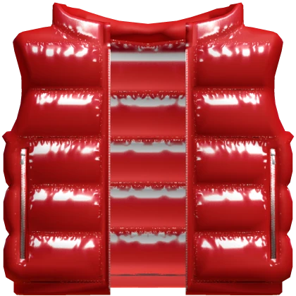 Puffer Vest Red