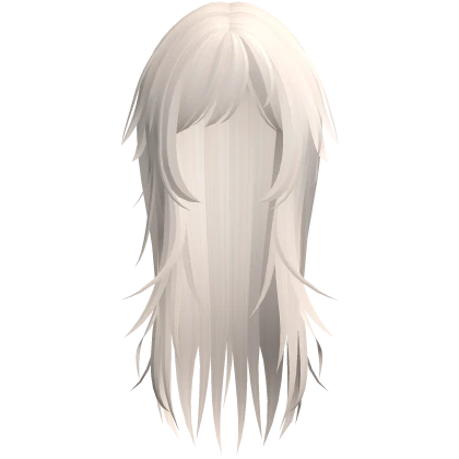 cute messy emo ghost hair blonde