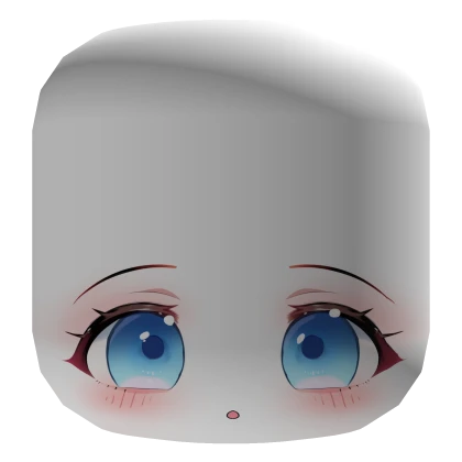 Kagamine Rin blonde eyes gentle anime face mask