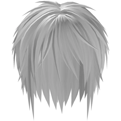 Messy Unkept Vkei Boy Hair (White)