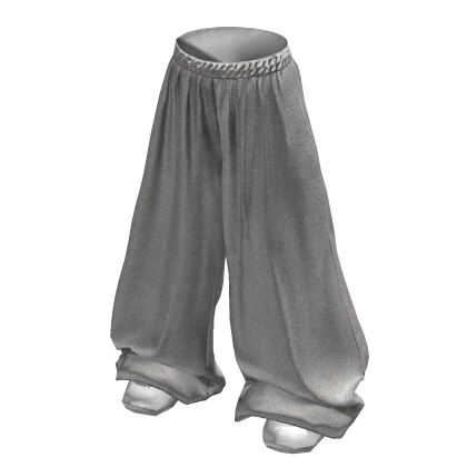 Gray Sweatpants & Sneakers