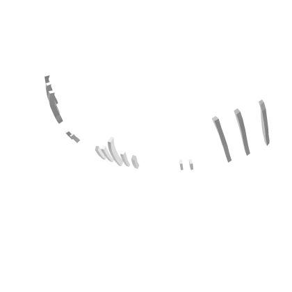 Face Stubble / Beard - White