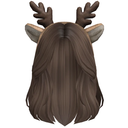 Subtle Soft Hair w/ Deer Antlers (brown)