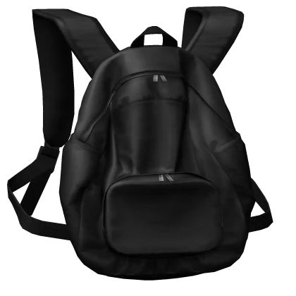 Black Minimal Backpack