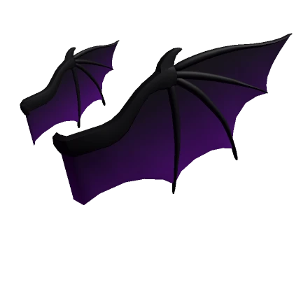 Purple Bat Head Wings