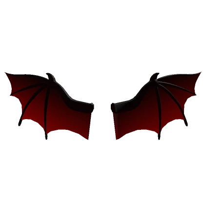 Red Bat Back Wings