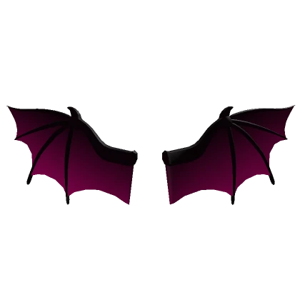 Pink Bat Back Wings