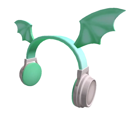 Bat Wing Headphones Mint