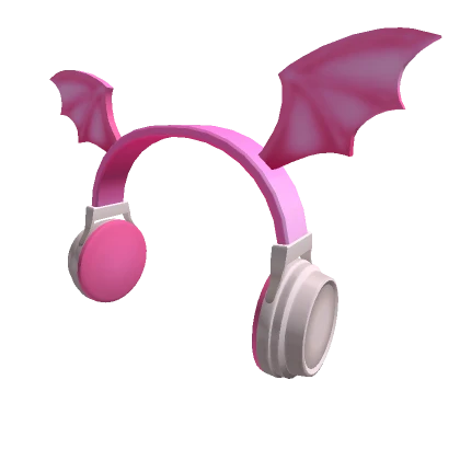 Bat Wing Headphones Pink