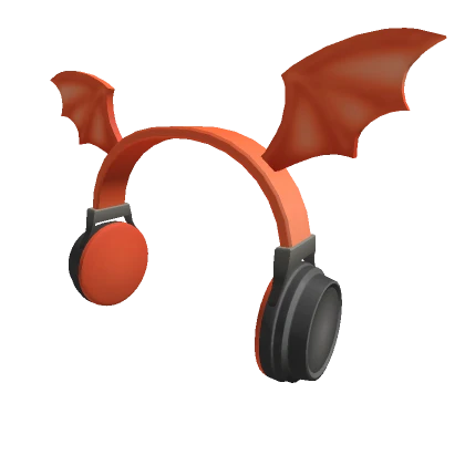 Bat Wing Headphones Orange