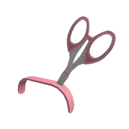 Pink Scissors Headband Prop