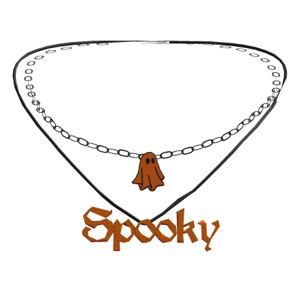 Halloween Ghost Spooky Necklace 3.0