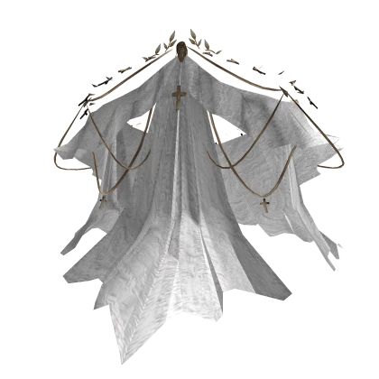 White Ornate Royal Dress