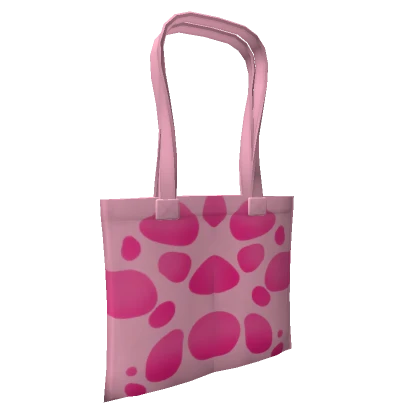 Stylish and Simple Tote Accessory Strawberry Cow