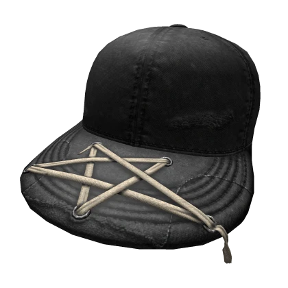 Distressed Laced Rick Owens Cap