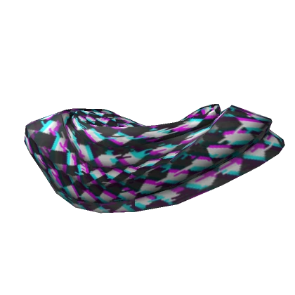 Cyan/Magenta Glitch Cozy Scarf (1.0)