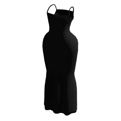 Black Slip Curvy Dress 