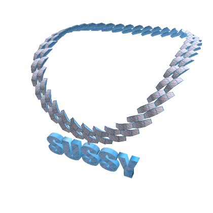 Blue Ice Sussy Bling Chain